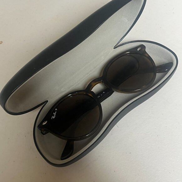 RAY BAN RB2180 2180 Havana Tortoise Polarized Sunglasses YSL Persol Tom Ford TF - Picture 3 of 6